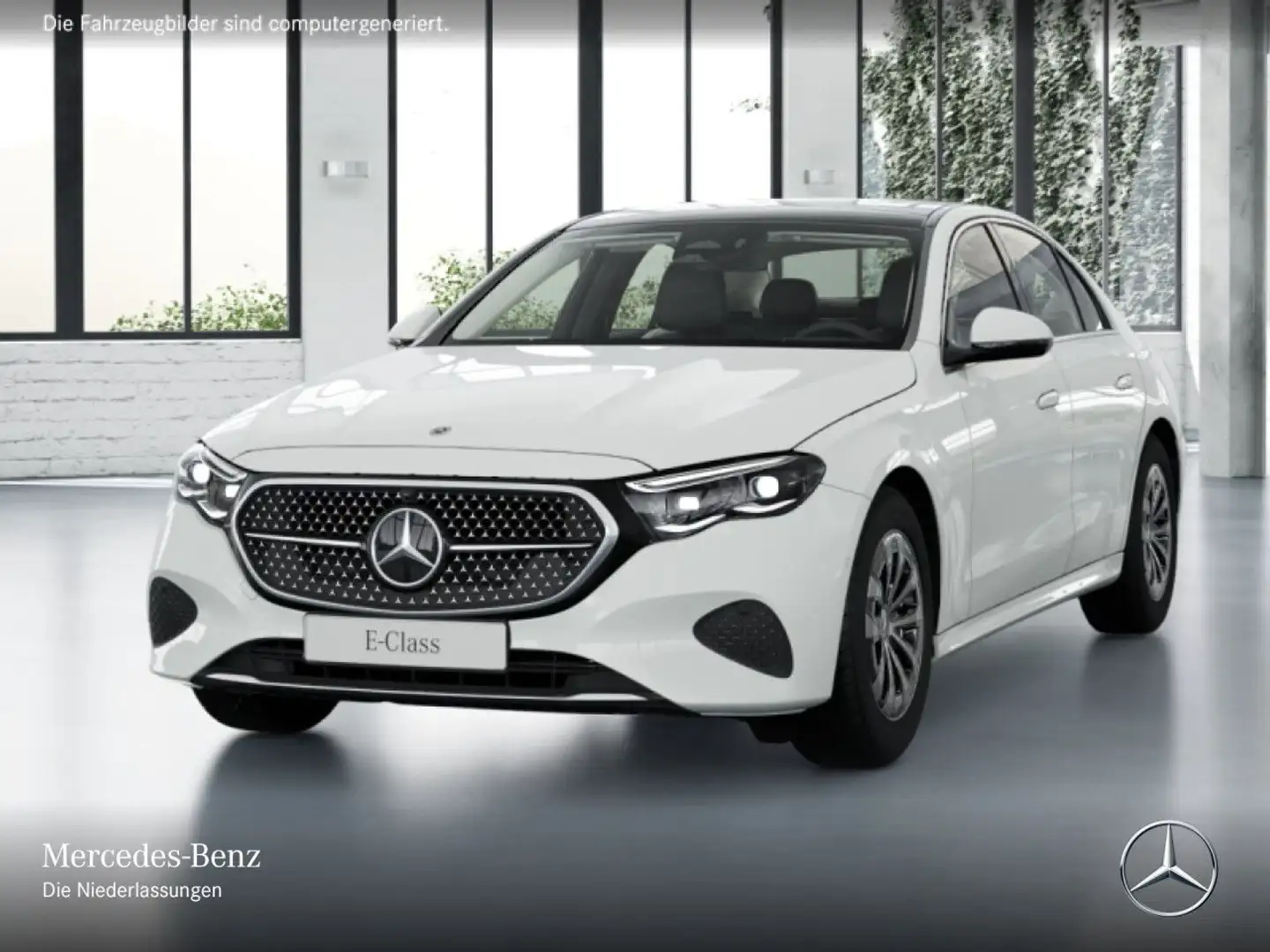 Mercedes-Benz E 200 Avantgarde 360° Pano Distr. Spurhalt-Ass PTS Weiß - 2