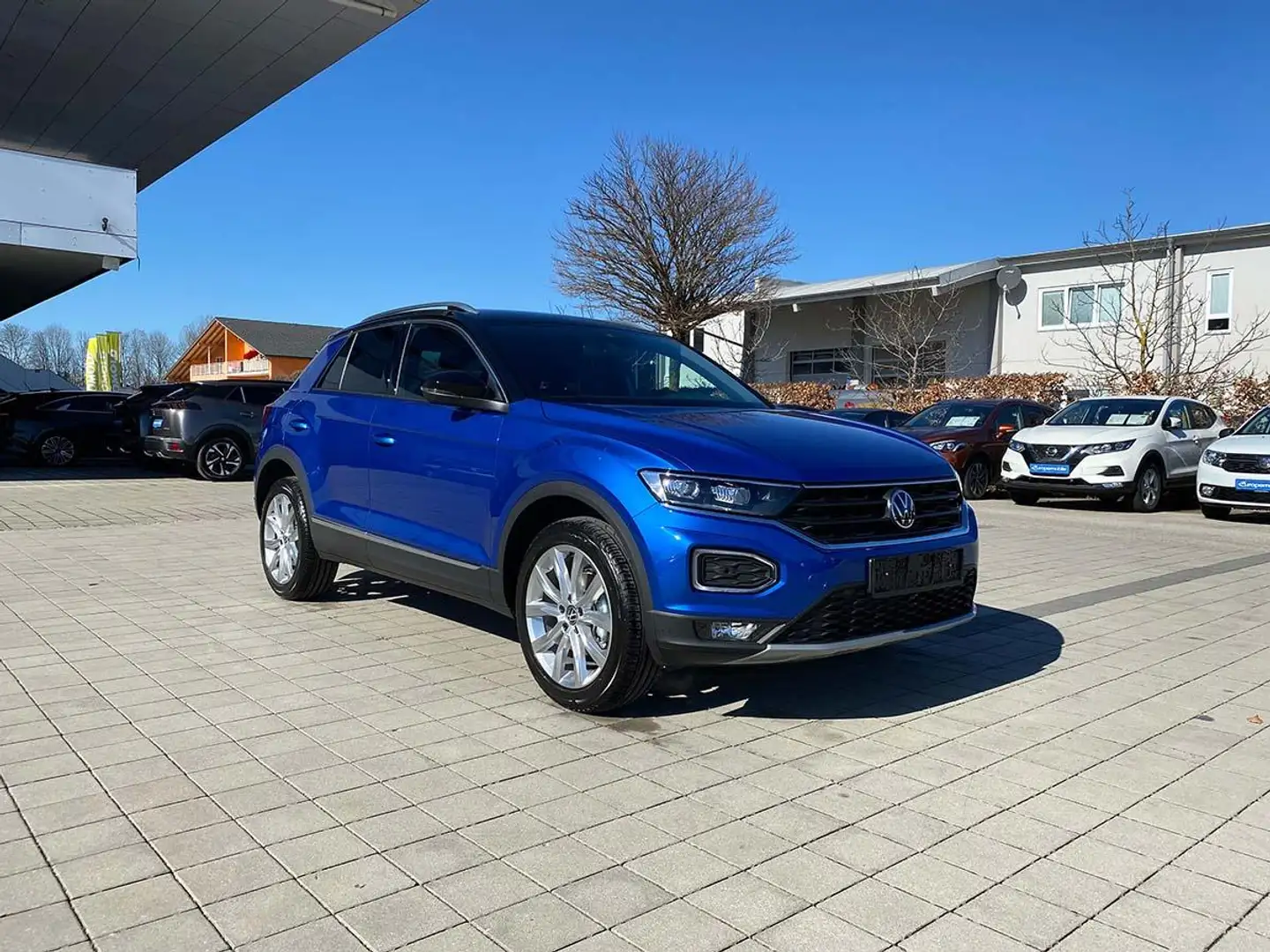 Volkswagen T-Roc Sport (D7) 1.5 TSI 150 DSG WINTER-NAV-DIGI-FAP ... Blauw - 1