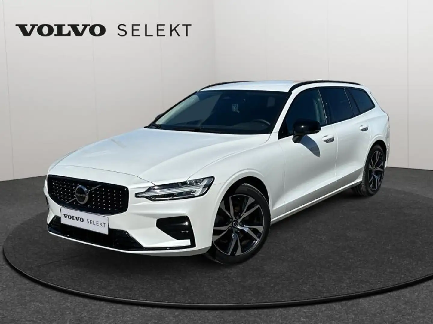 Volvo V60 B4 Plus Dark / Diesel Blanc - 1