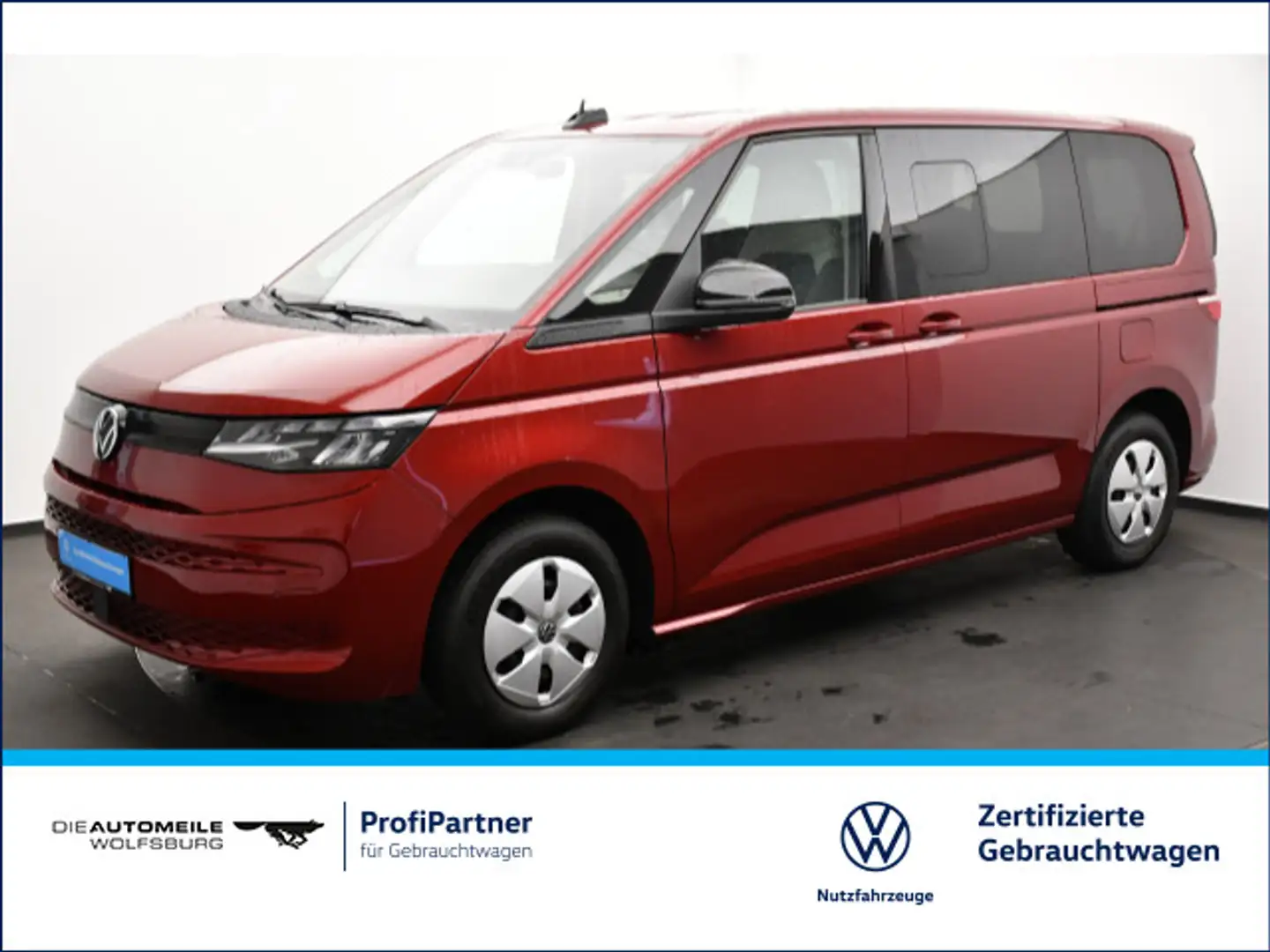 Volkswagen T7 Multivan T7 Multivan KÜ 2.0 TDI DSG kurz/Stand/ACC/LED/AH Rot - 1