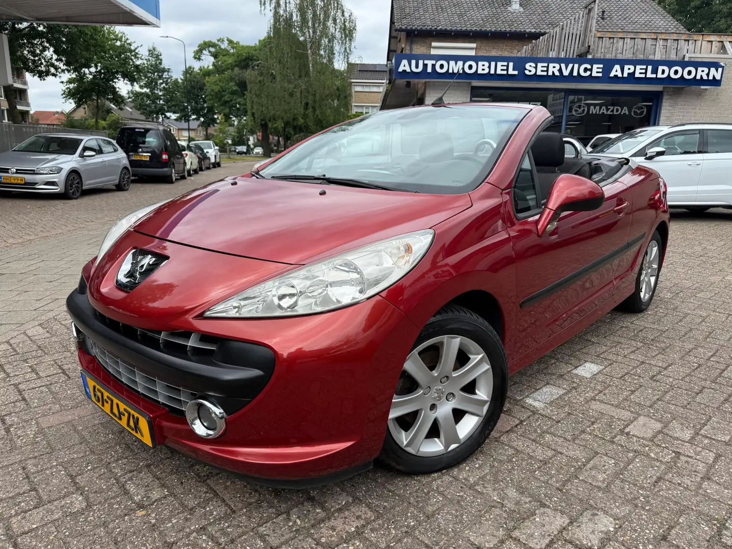 Peugeot 207 CC 1.6 VTi *NW. APK*AIRCO*ELEKTR. RAMEN*STUURBEKR. Rood - 1