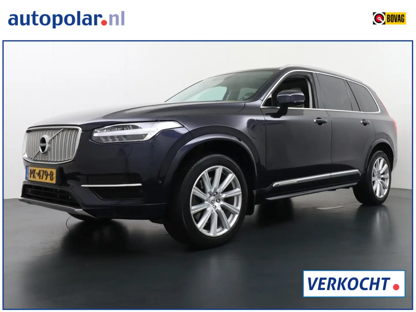 Volvo XC90 2.0 T8 Twin Engine AWD Inscription Trekhaak/Panora Blauw - 1