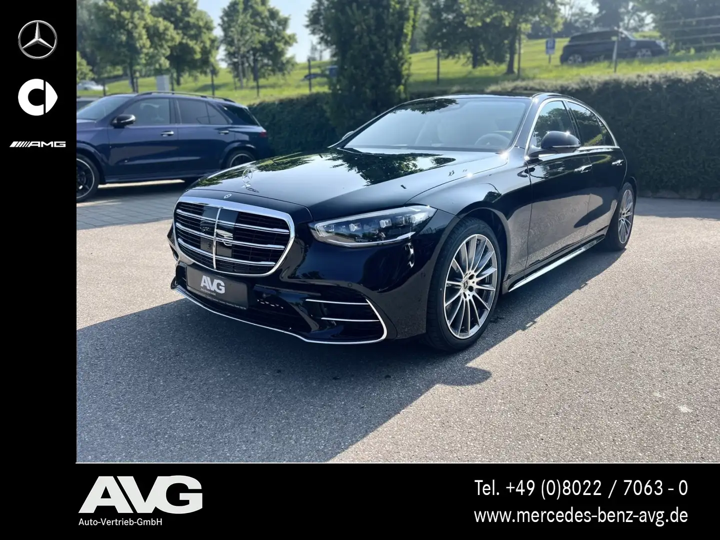 Mercedes-Benz S 450 S 450 d 4M AMG Pano HuD Premium Burmester® 360° Schwarz - 1