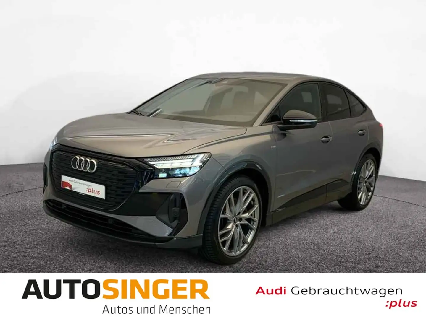 Audi Q4 e-tron Sportback 50 2x S line qua *MATRIX*ACC Grigio - 1