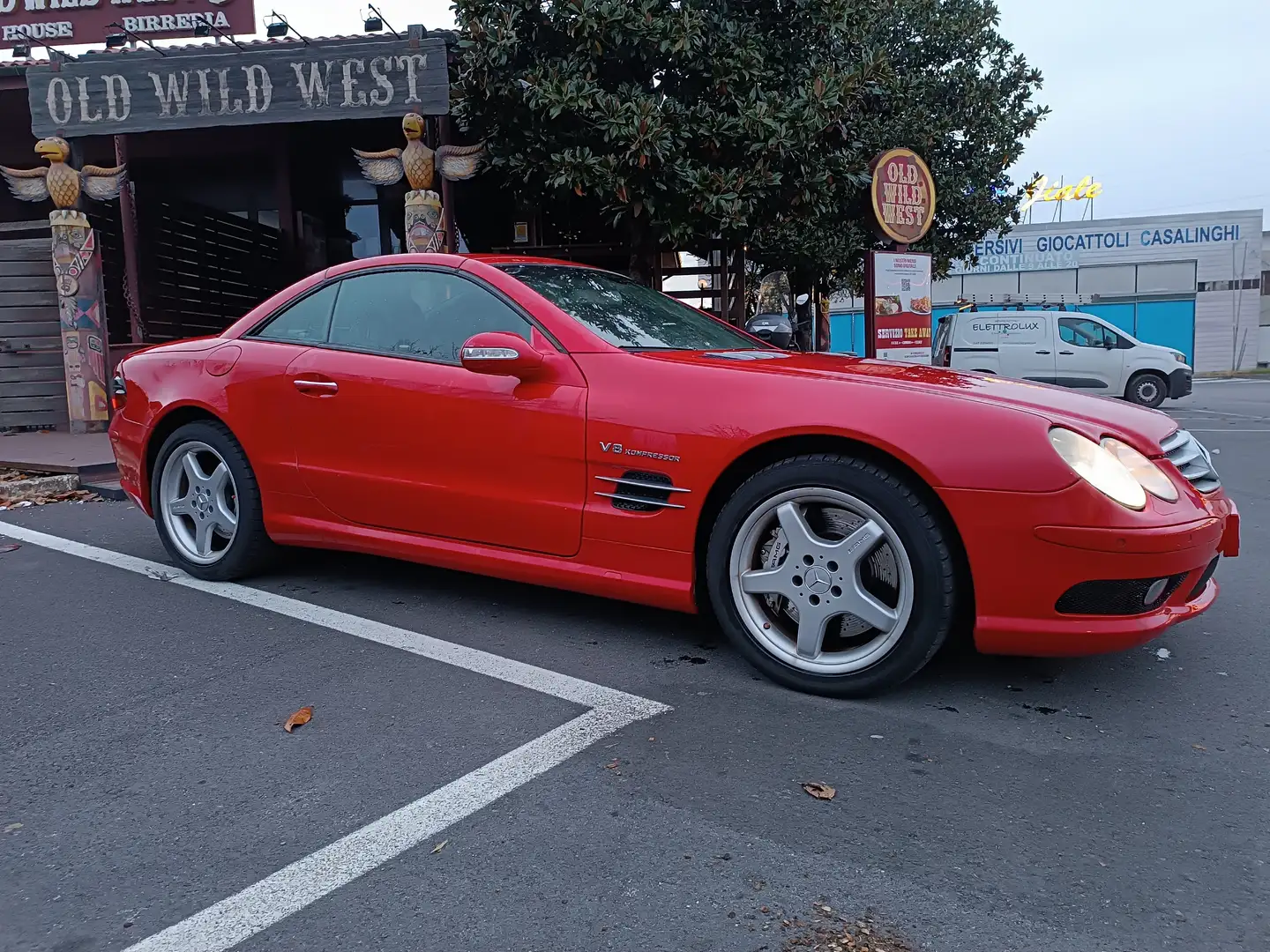Mercedes-Benz SL 55 AMG SL 55 k AMG 500cv Rosso - 1