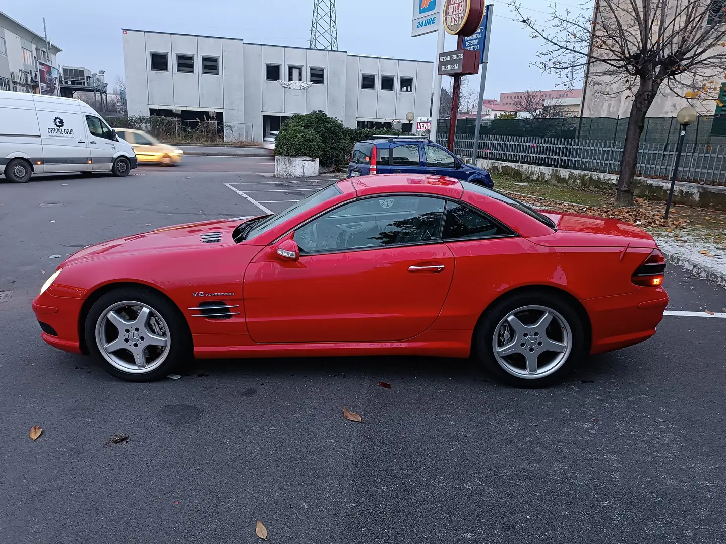 Mercedes-Benz SL 55 AMG SL 55 k AMG 500cv Rosso - 2