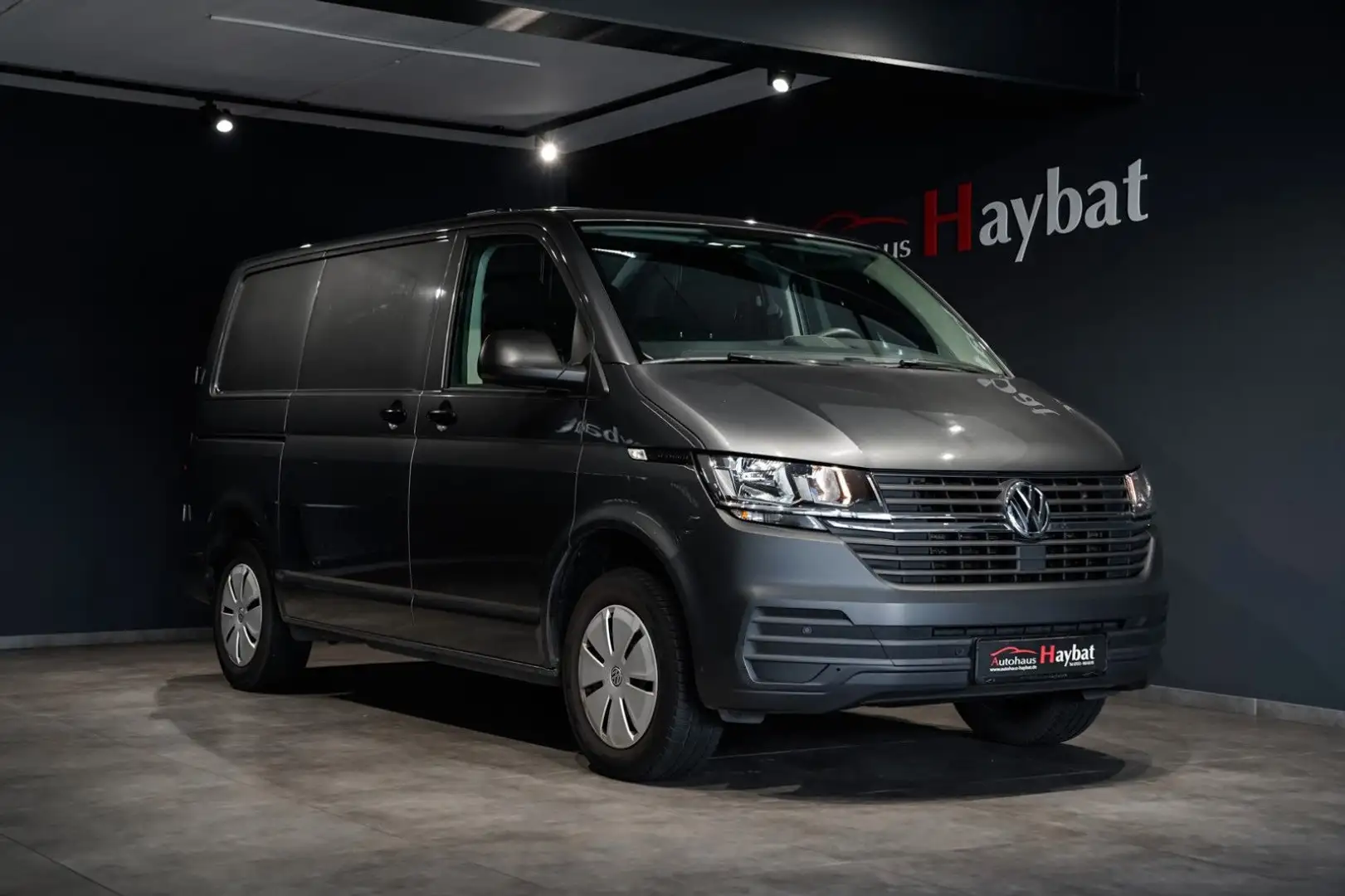 Volkswagen T6 Transporter Kasten 2.0TDI 3Sitz PDC-Klima-DAB Szürke - 1