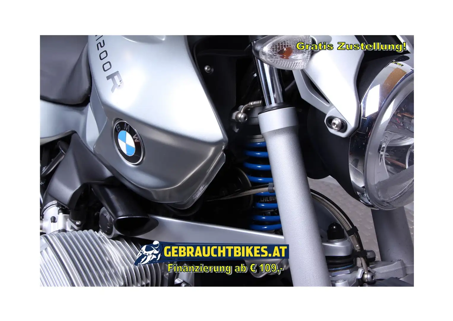 BMW R 1200 R ABS, mit Garantie, Teilzahlung möglich Grau - 2