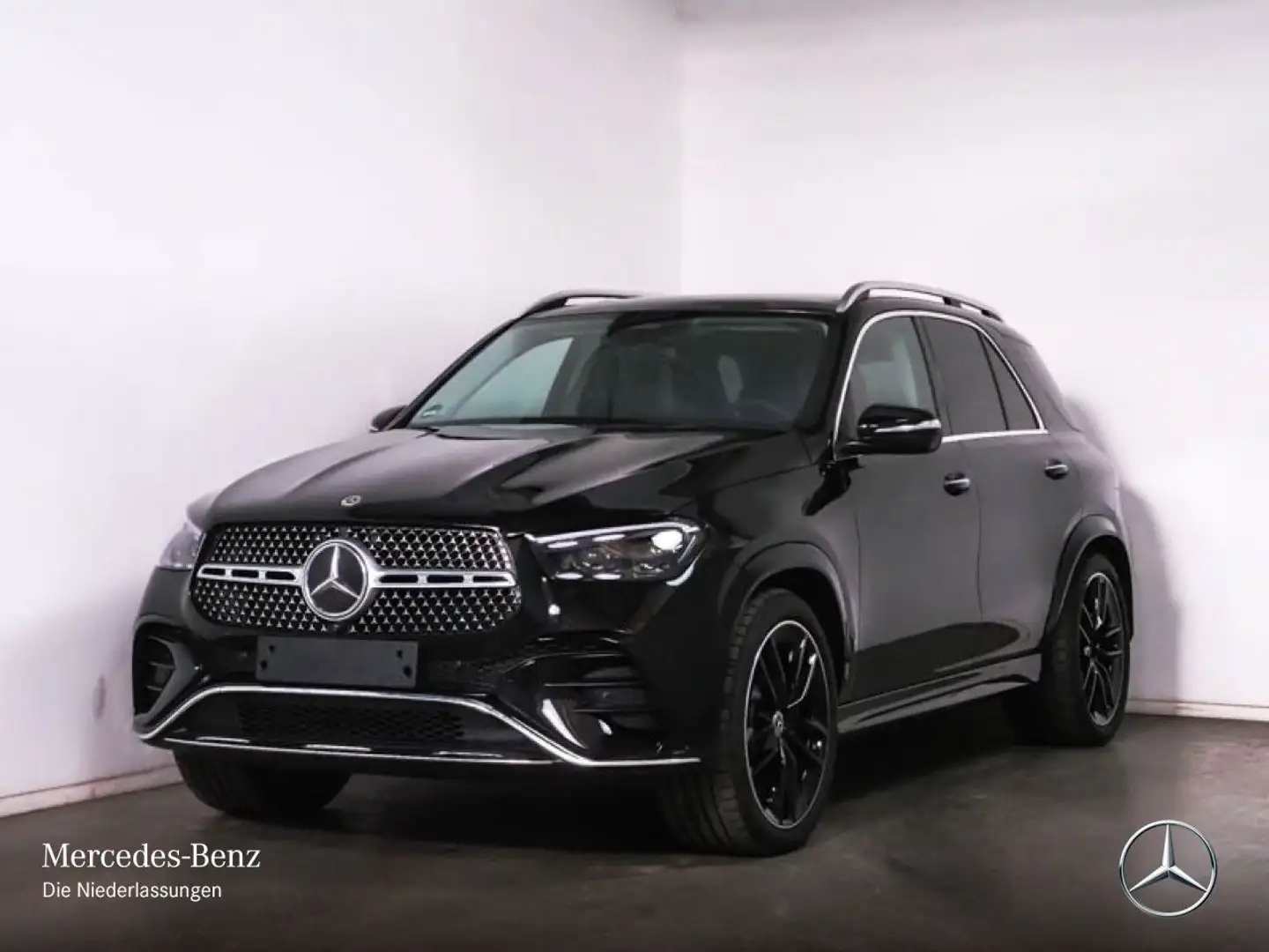 Mercedes-Benz GLE 450 4M AMG+PANO+360+AHK+MULTIBEAM+SPUR+TOTW+9G Schwarz - 2