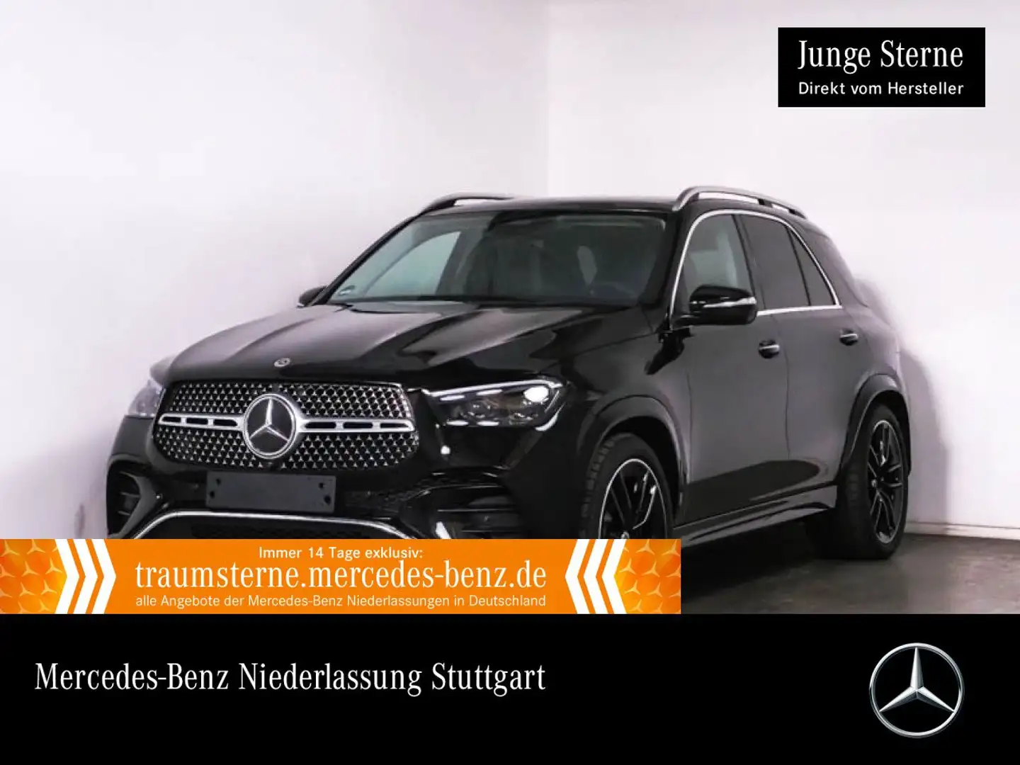 Mercedes-Benz GLE 450 4M AMG+PANO+360+AHK+MULTIBEAM+SPUR+TOTW+9G Schwarz - 1