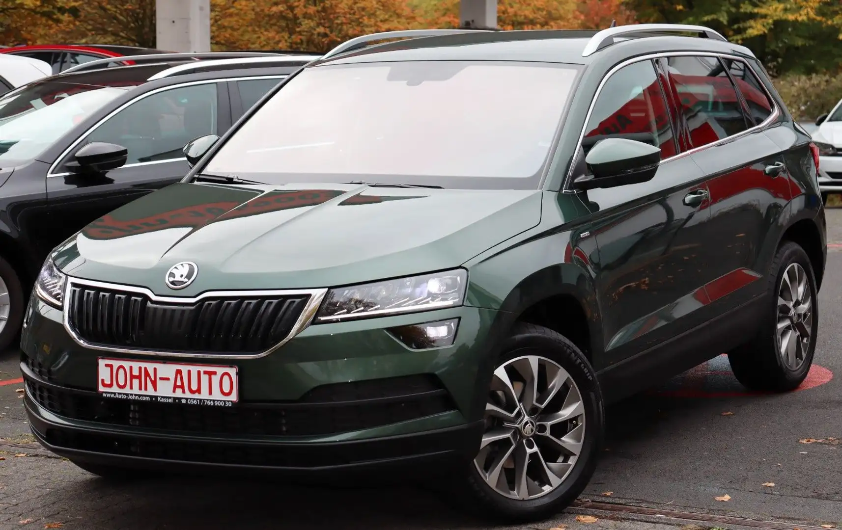 Skoda Karoq Clever *LED*AHK*Kamera*1.Hd*VCP*DSG* Grün - 1