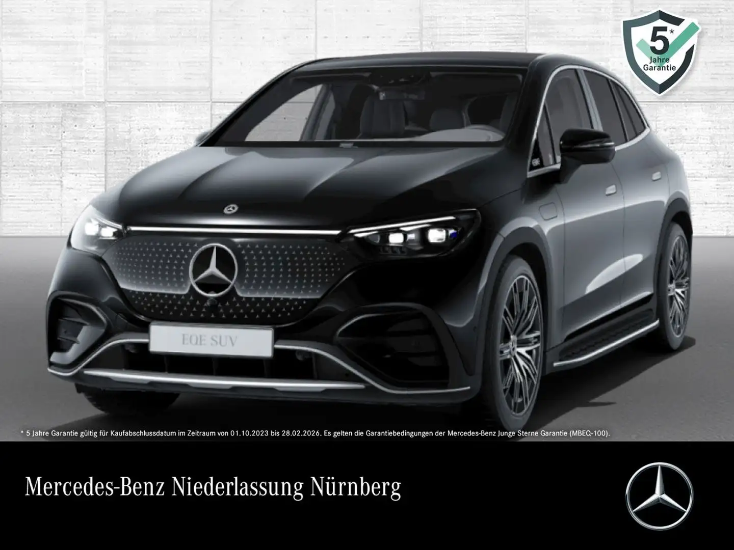 Mercedes-Benz EQE SUV EQE 500 4M AMG+PANO+AHK+BURMESTER+SITZKLIMA Schwarz - 1