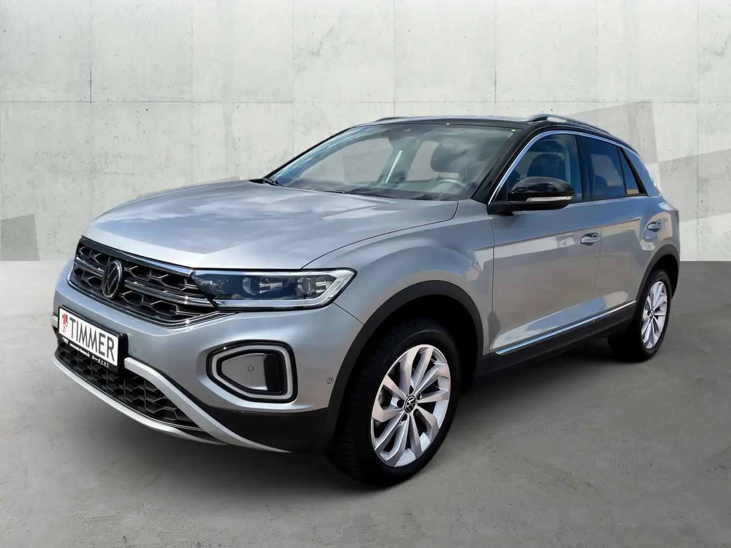 Volkswagen T-Roc 1.5 TSI DSG STYLE *AHK *LED *ACC *VIRTUAL *NAVI * Argent - 2