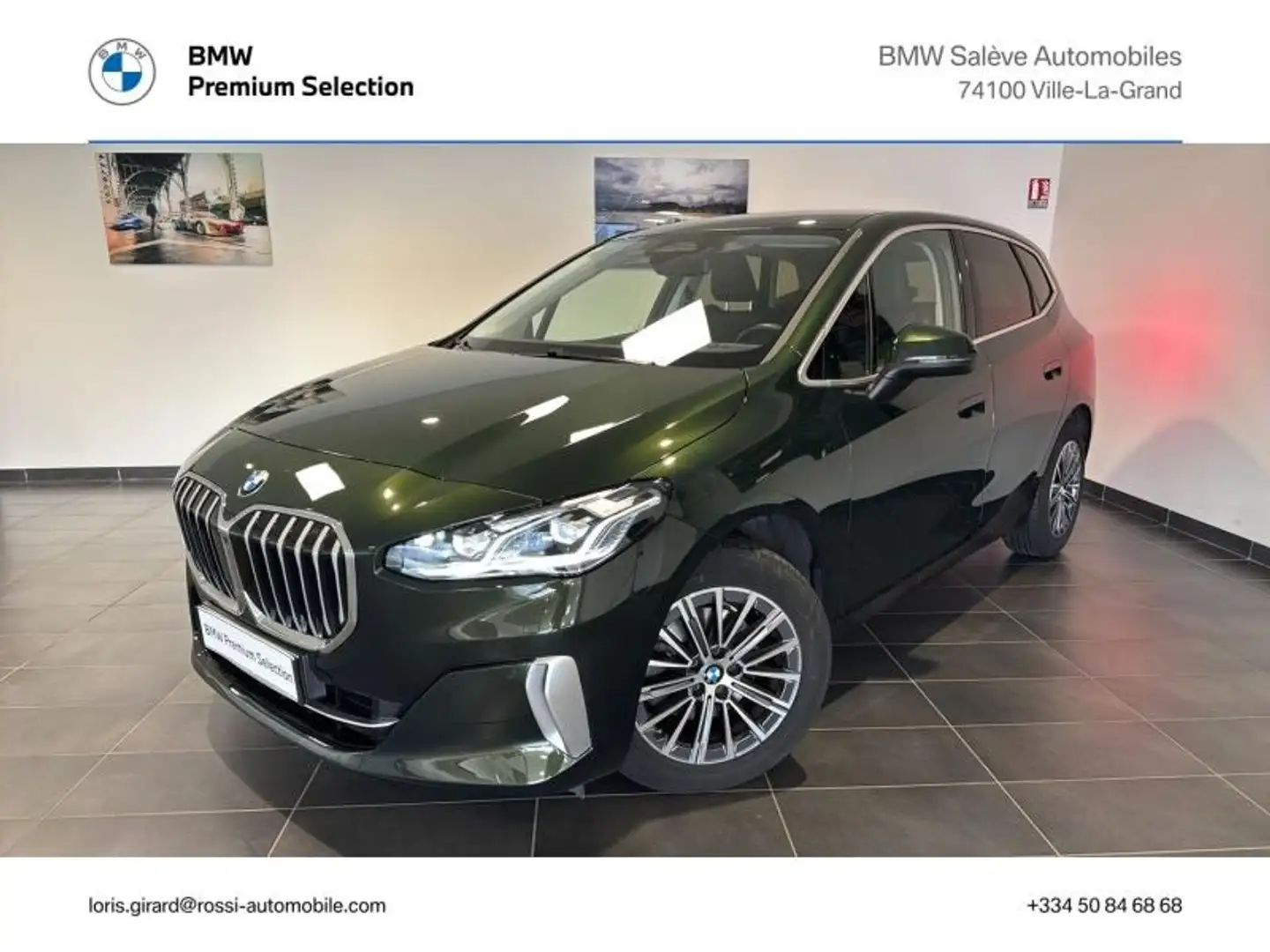 BMW 218 218d 150ch Luxury DKG7 Vert - 1