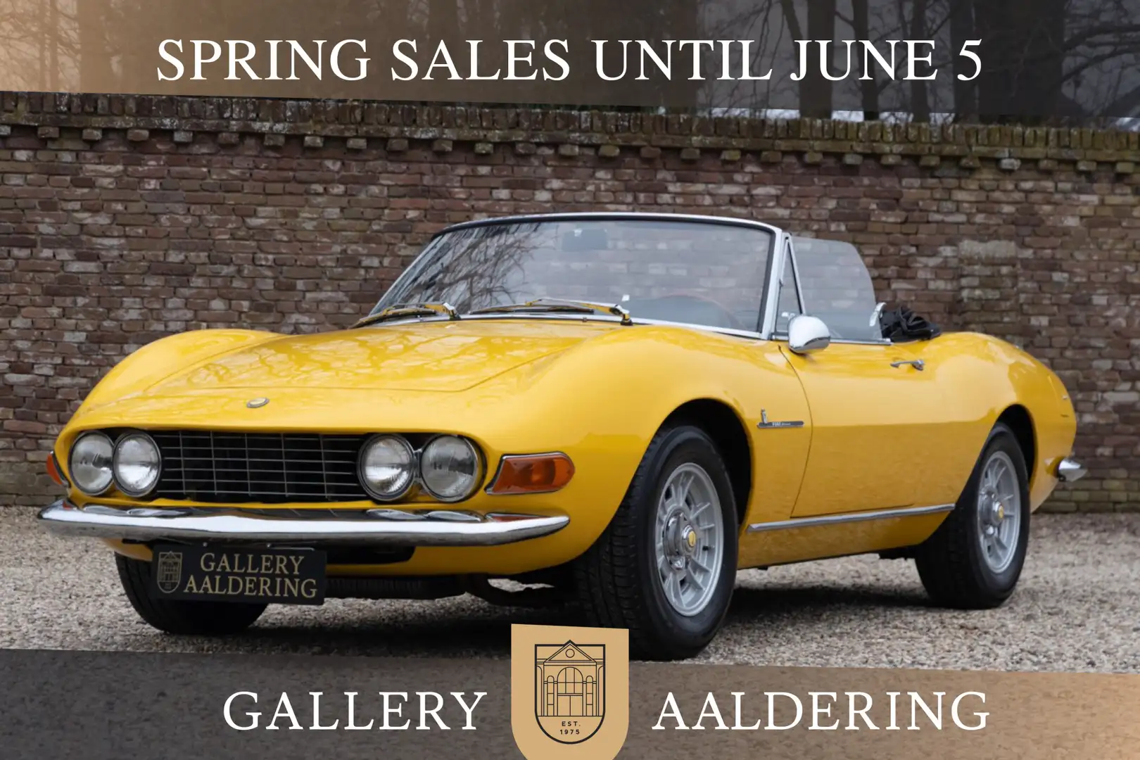 Fiat Dino 2000 Spider PRICE REDUCTION Nice driver's conditio Gelb - 1