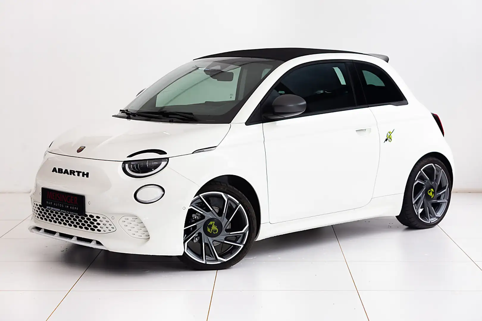 Abarth 500e Cabriolet Turismo Weiß - 1