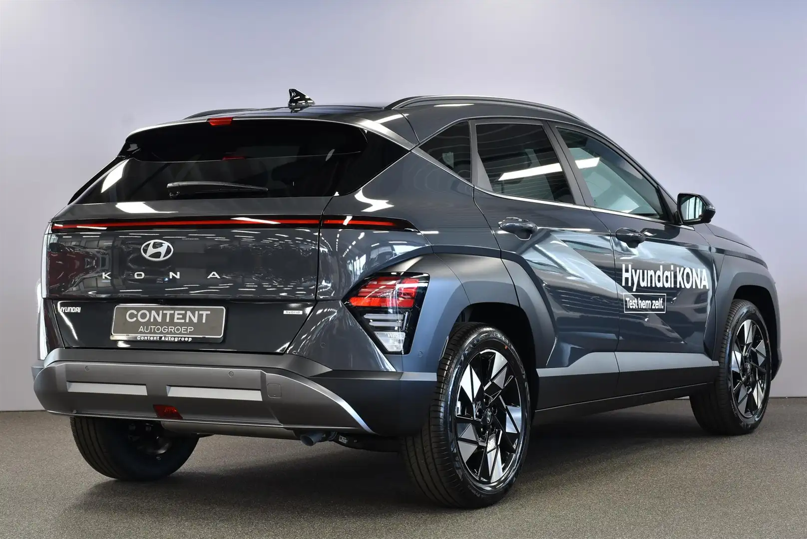 Hyundai KONA New 1.6 HYBRID DCT Premium Sky I Panorama dak I Di Grijs - 2