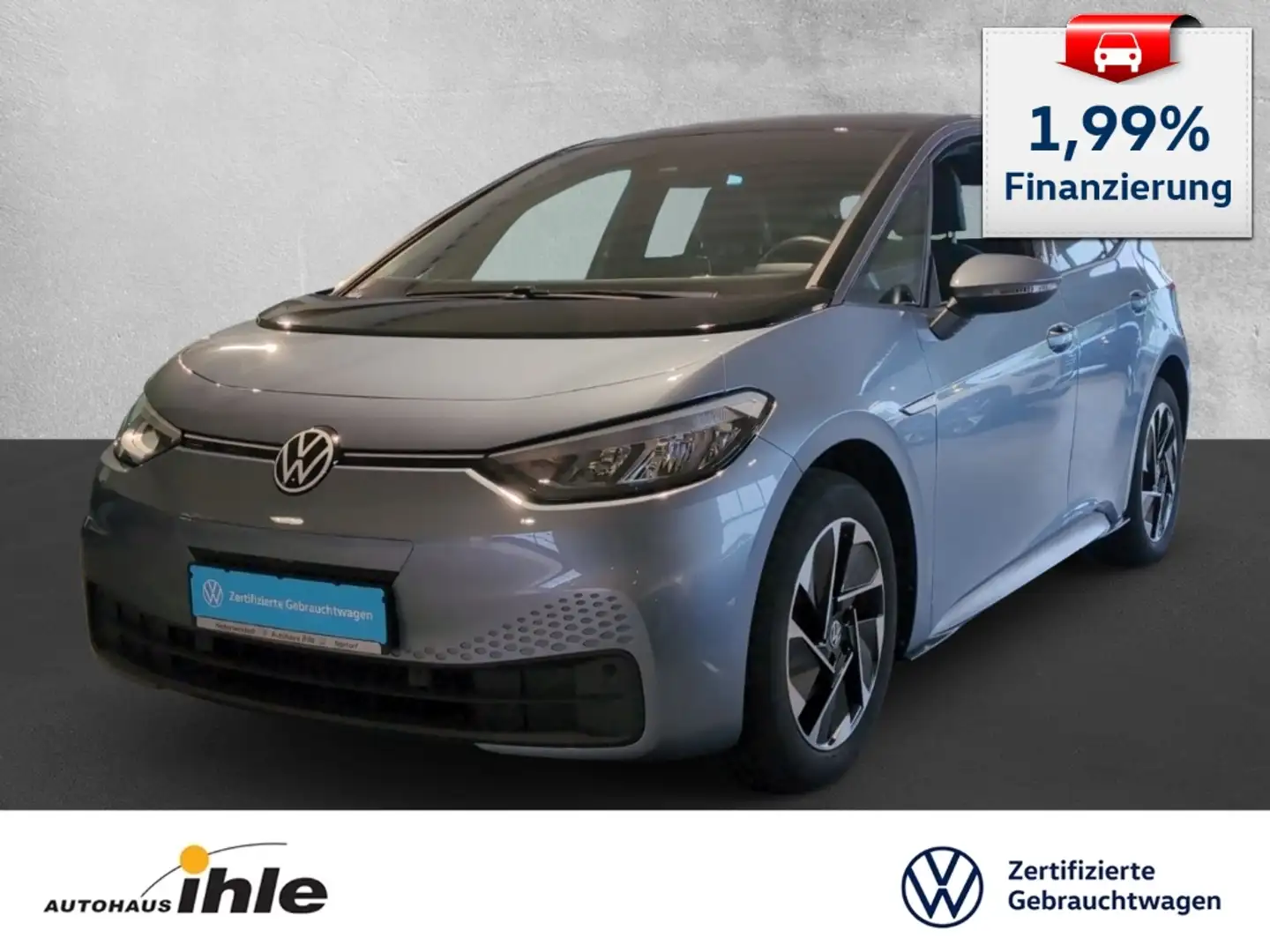 Volkswagen ID.3 Pro 58kWh ACC+AMBIENTEBEL.+LANEASSIS. Blau - 1