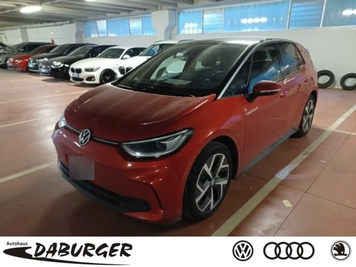 Volkswagen ID.3 Pro 62kWh FACELIFT+MATRIX+ACC+WÄRMEPUMPE Klima Rot - 1