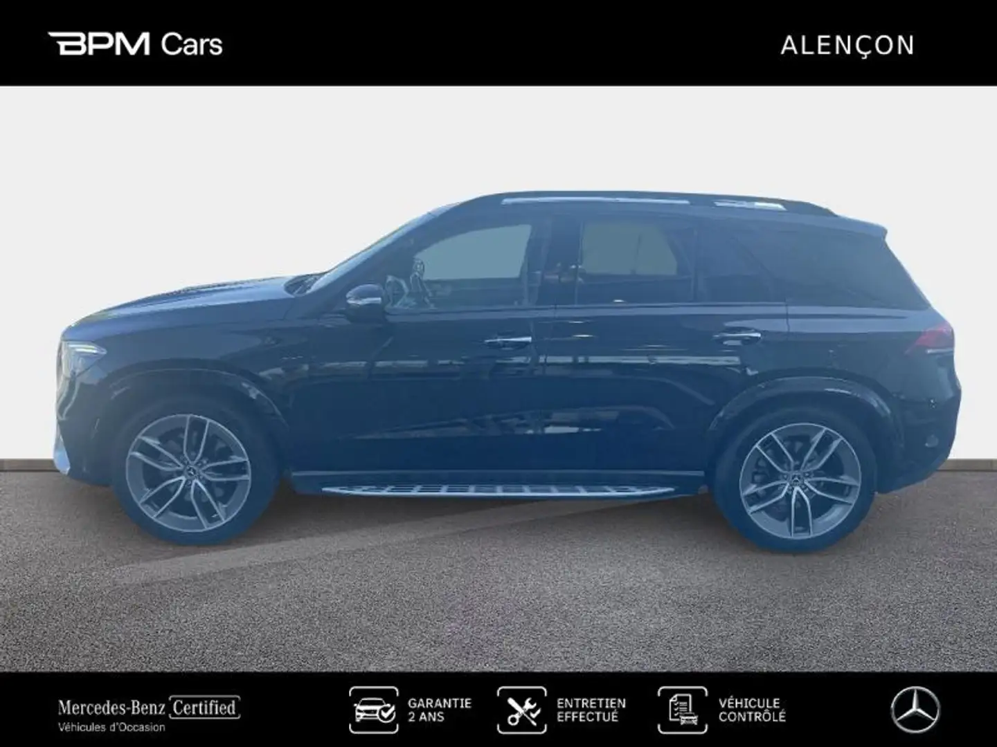 Mercedes-Benz GLE 400 400 d 330ch AMG Line 4Matic 9G-Tronic Schwarz - 2