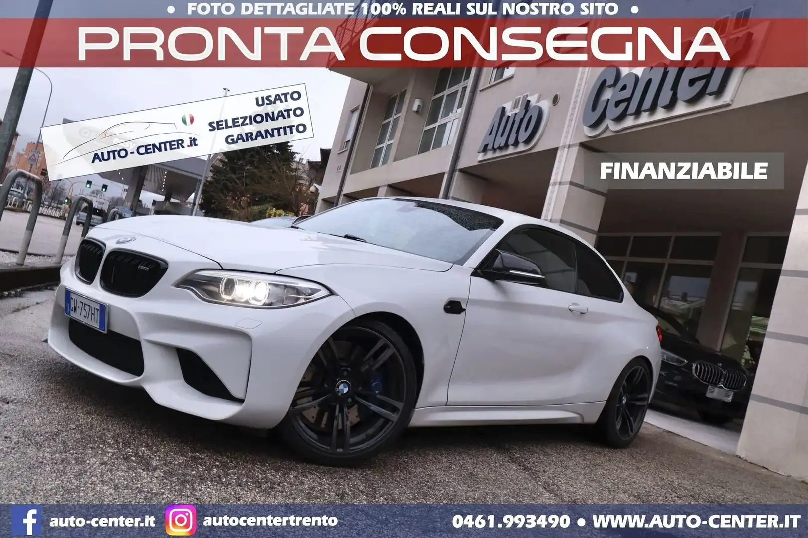BMW M2 M2 Coupé 3.0 MANUALE *Originale Bianco - 1