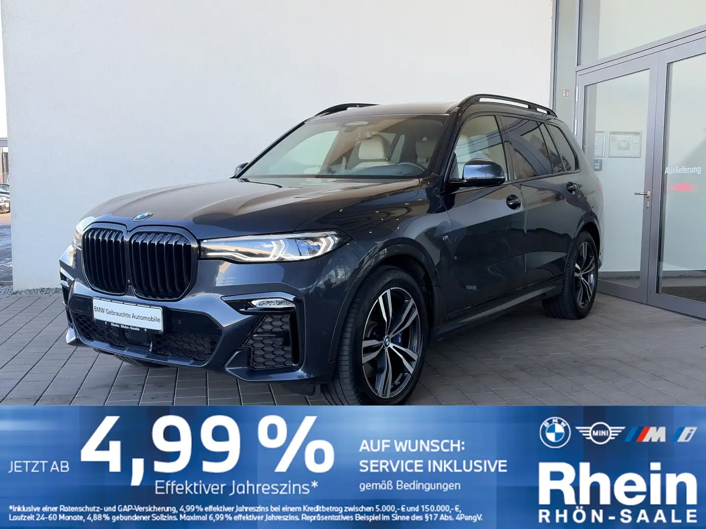 BMW X7 xDrive30d M Sportpaket PANO.AHK.HUD.H/K.uvm. Gris - 1