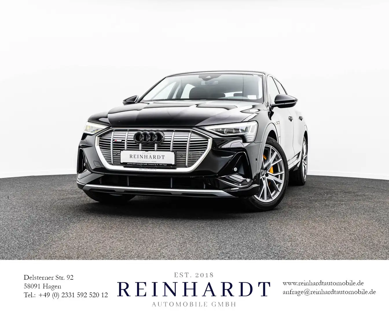 Audi e-tron 50 S LINE 21Z./PANO/DAB/AIR-SUS/AHK/B&O Schwarz - 1