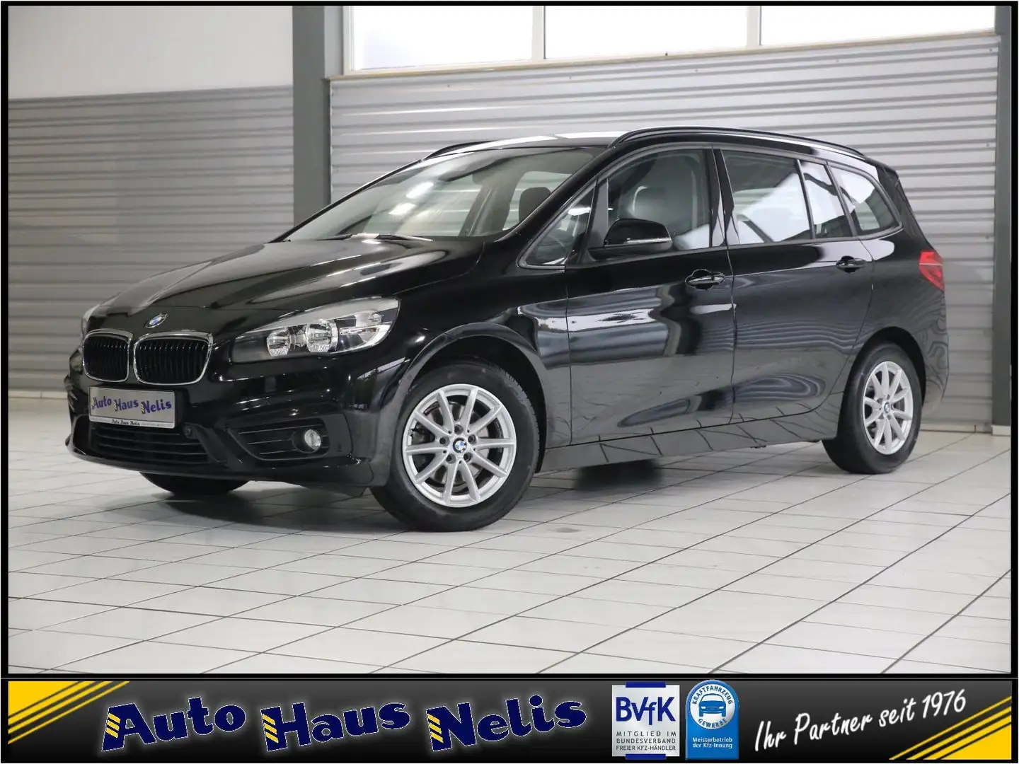 BMW 216 i Gran Tourer Advantage Sitzheizung Navi PDC Siyah - 1