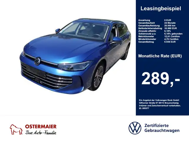 Volkswagen Passat Variant ELEGANCE 2.0TDI 150PS DSG NP.66T AHK.LEDER.HEAD UP