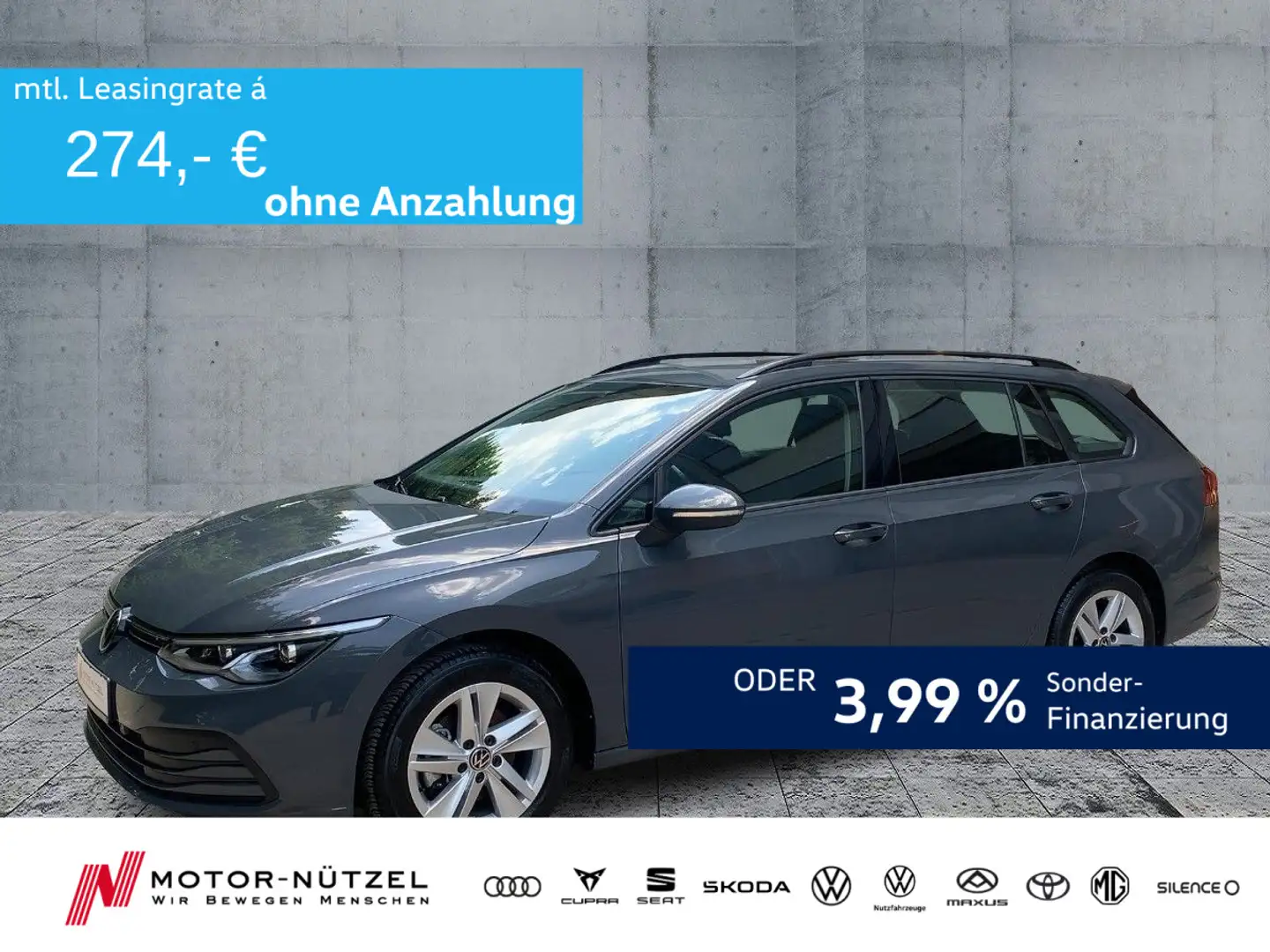 Volkswagen Golf Variant Golf VIII Variant 1.5TSI LEDplus+APP+ACC+SHZ+PDC Grau - 1