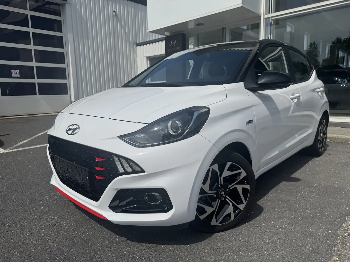 Hyundai i10 1.0 T-GDi N-Line / GARANTIE 05/2028/LIBRAMONT Wit - 1