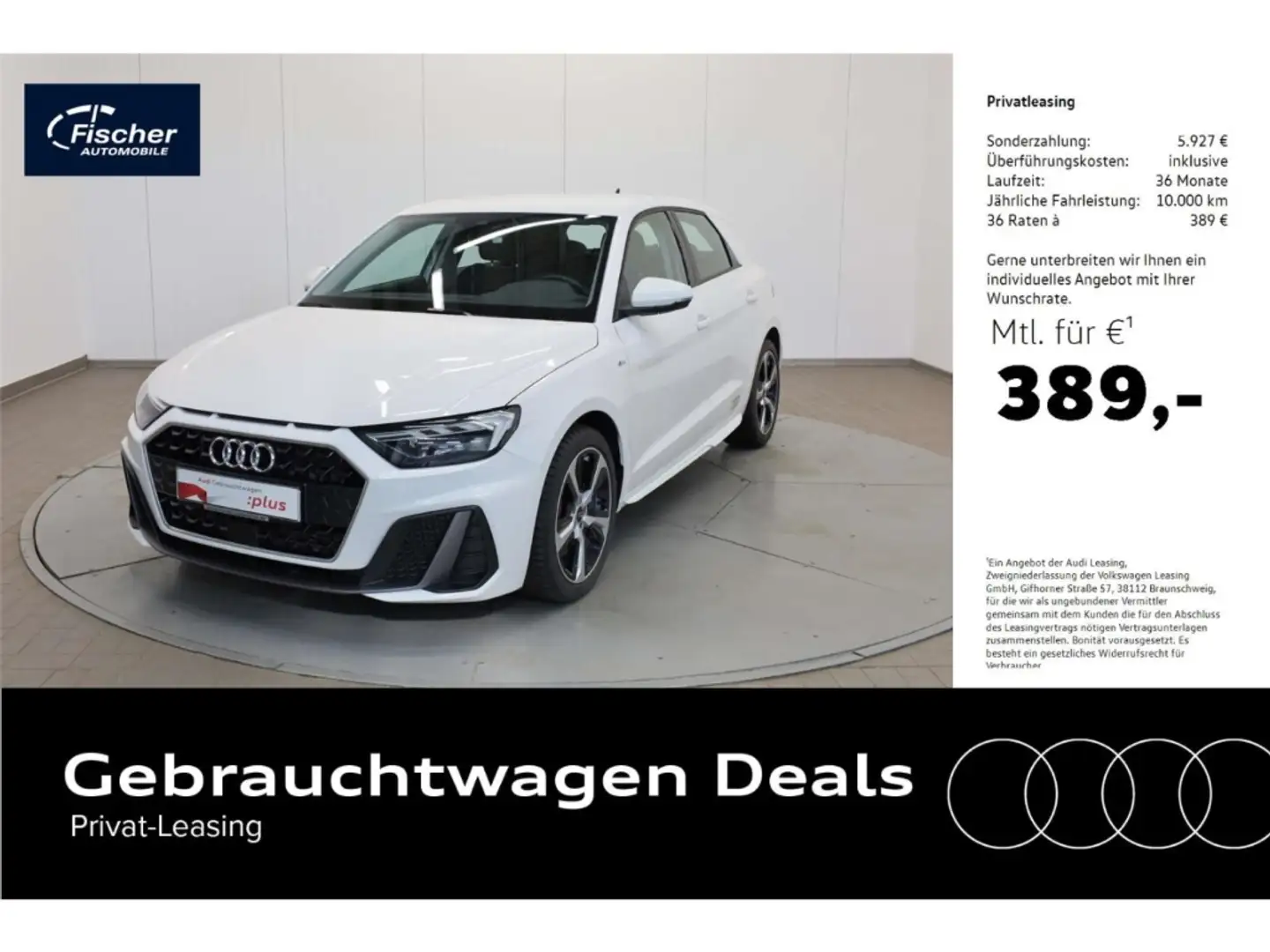 Audi A1 Sportback 40 TFSI S line SH/GRA/Virt. Weiß - 1