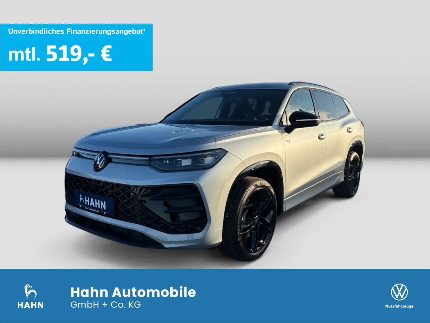 Volkswagen Tayron R-Line 2,0 l TDI SCR 150 PS DSG AHK Silber - 1