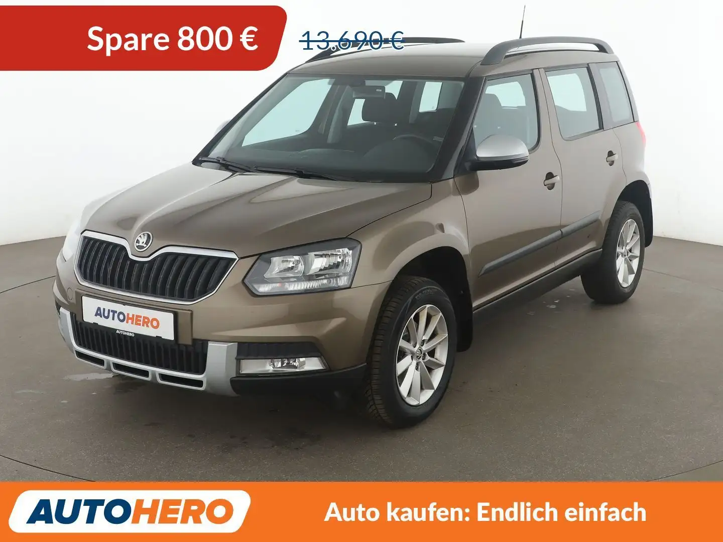Skoda Yeti 1.2 TSI Ambition Outdoor*NAVI*CAM*PDC*SHZ*KLIMA* Braun - 1
