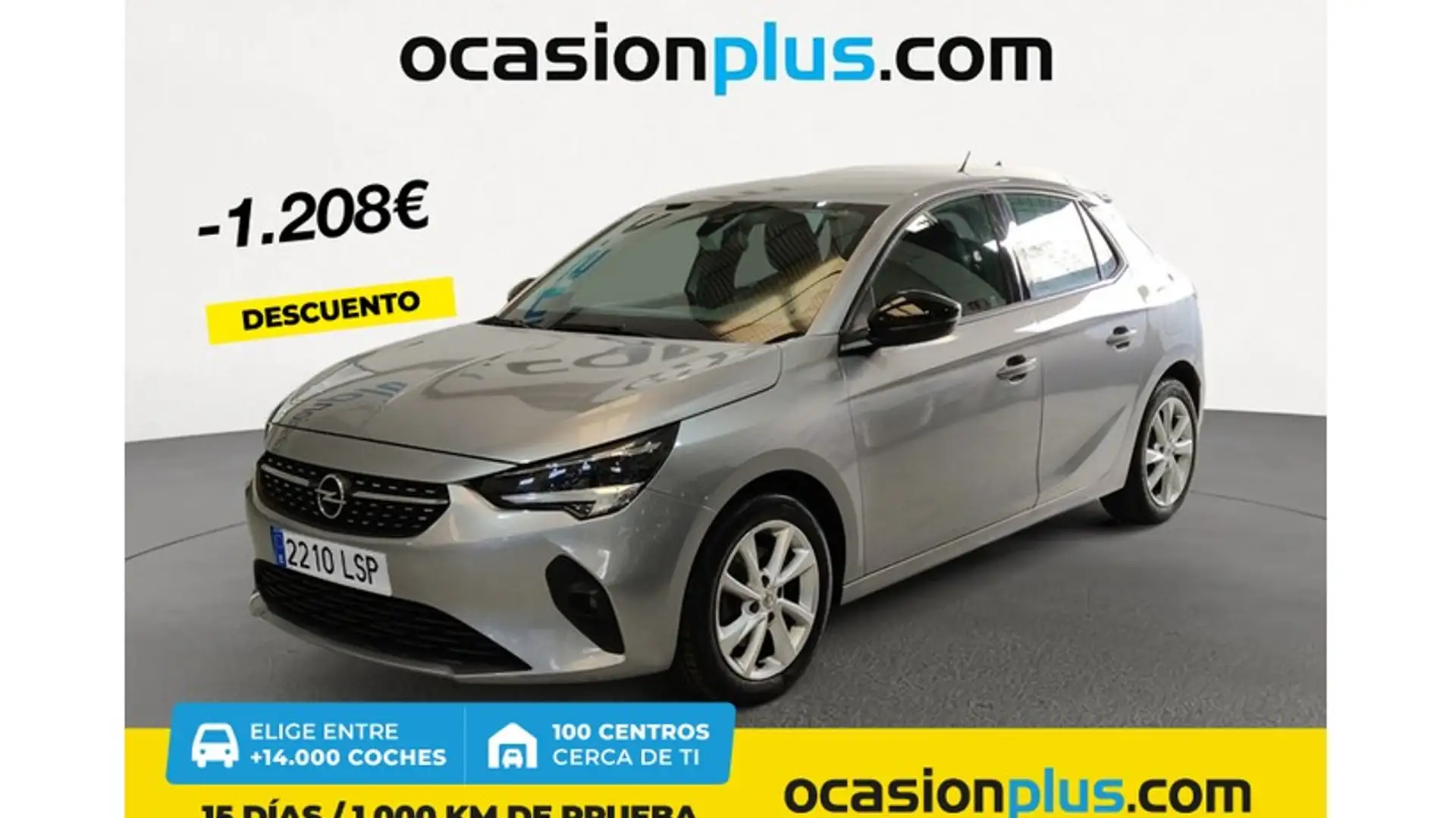 Opel Corsa 1.2T XHT S/S Elegance AT8 100 Grijs - 1