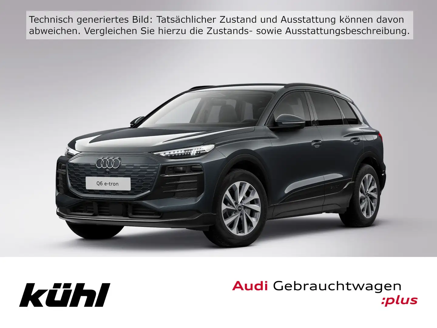 Audi Q6 e-tron LED+/ACC/360°/Navi Grau - 1