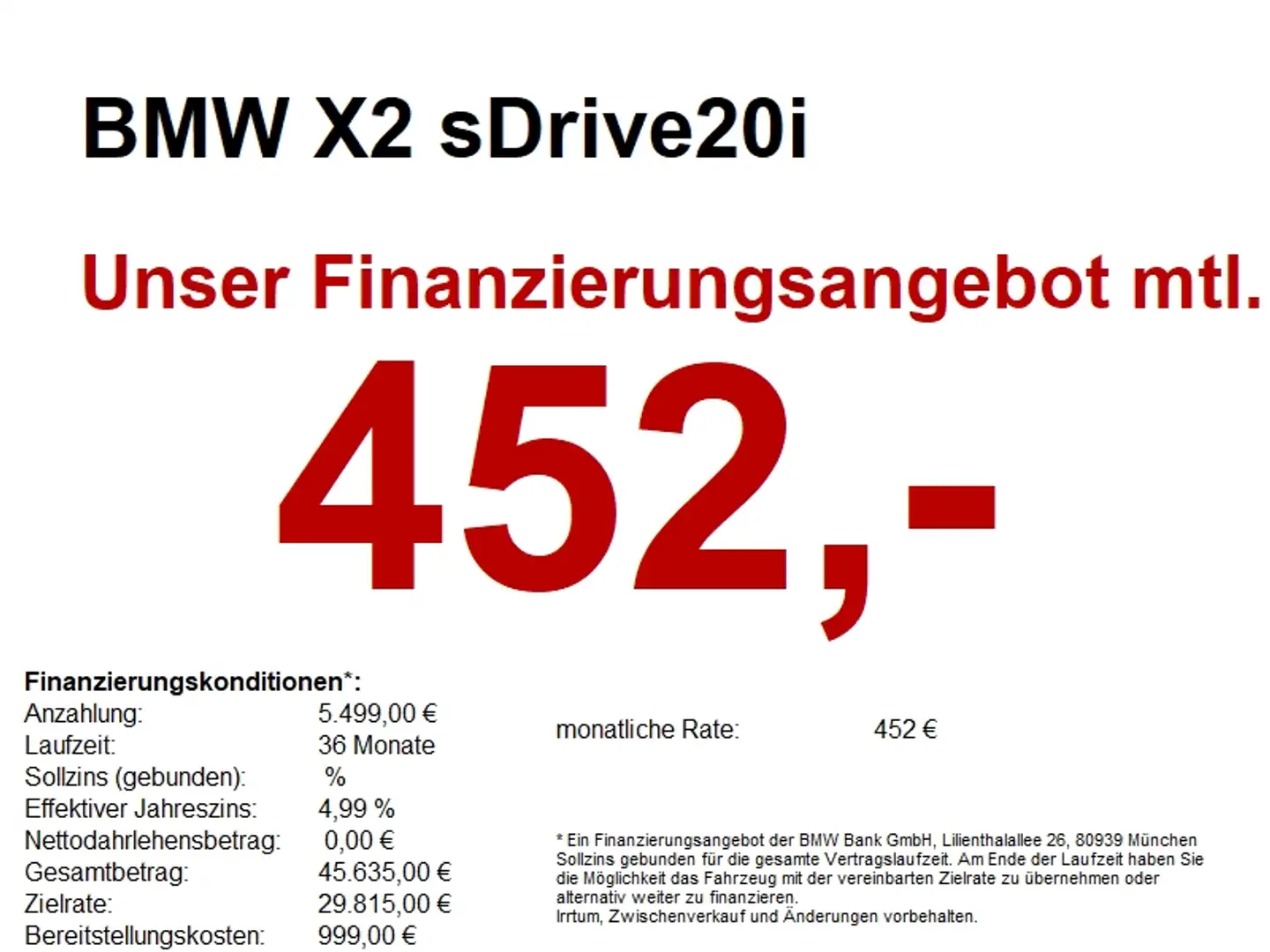 BMW X2 sDrive20i *SOFORT VERFÜGBAR* Grau - 2
