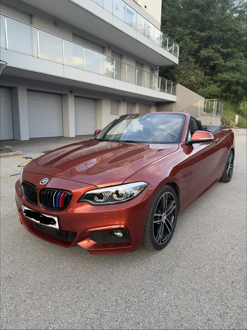 BMW 225 225d Cabrio M Sport Aut. Orange - 1