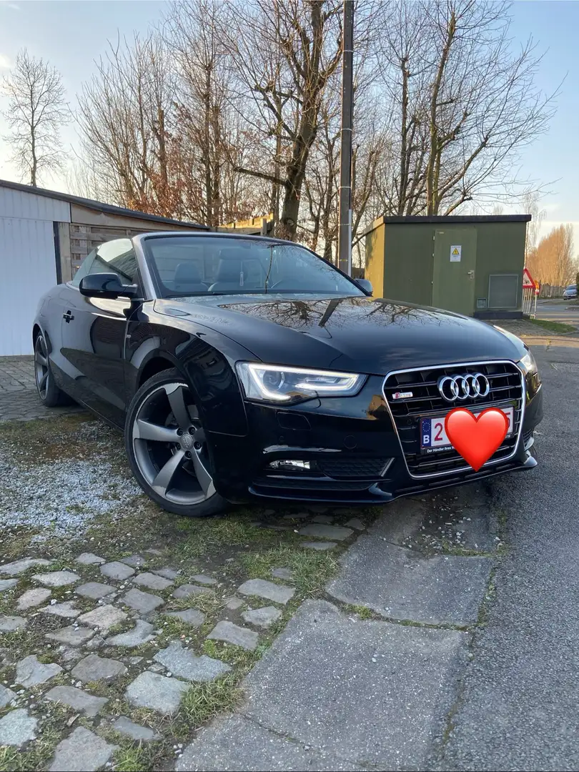 Audi A5 Cabriolet 1.8 TFSI S line Multitronic Zwart - 1