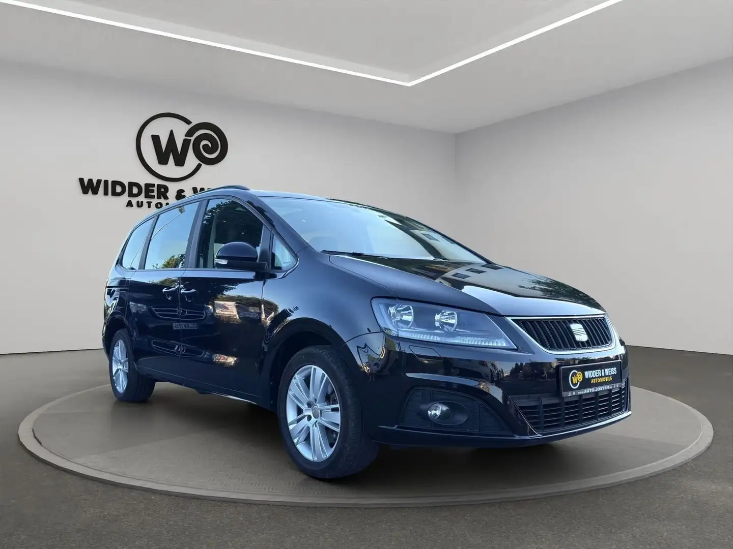 SEAT Alhambra 2.0 TDI AUTOMATIK//PANO/KAMERA/AHK/7-SITZER Negro - 2