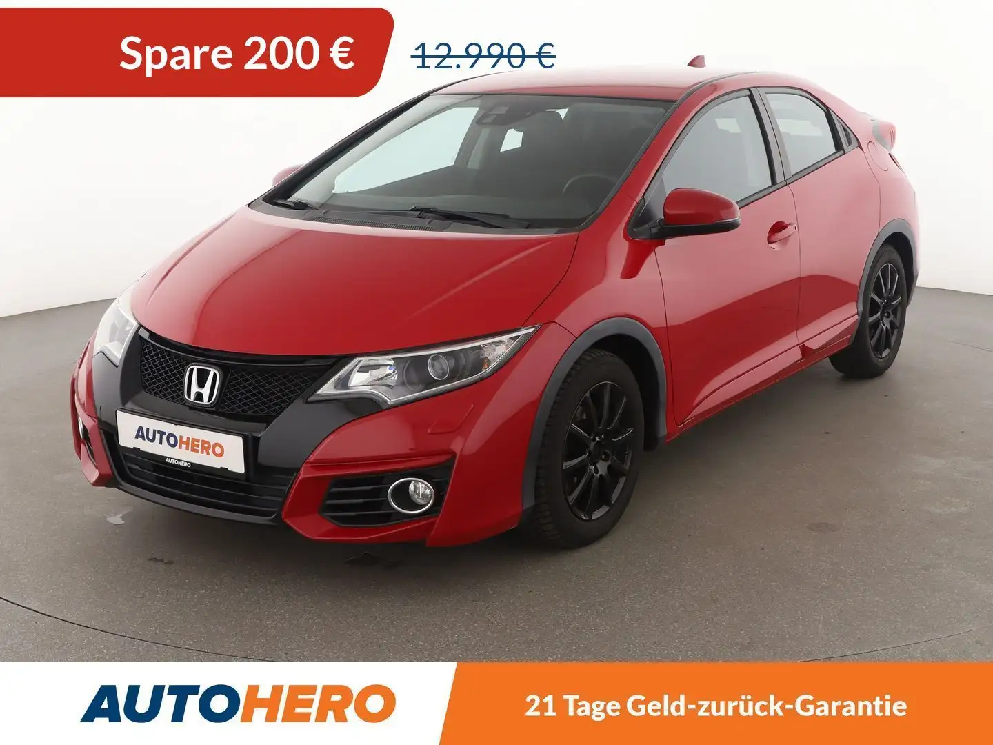 Honda Civic 1.6 DTEC I-DTEC Elegance*TEMPO*SHZ*KLIMA*GARANTIE* Rot - 1