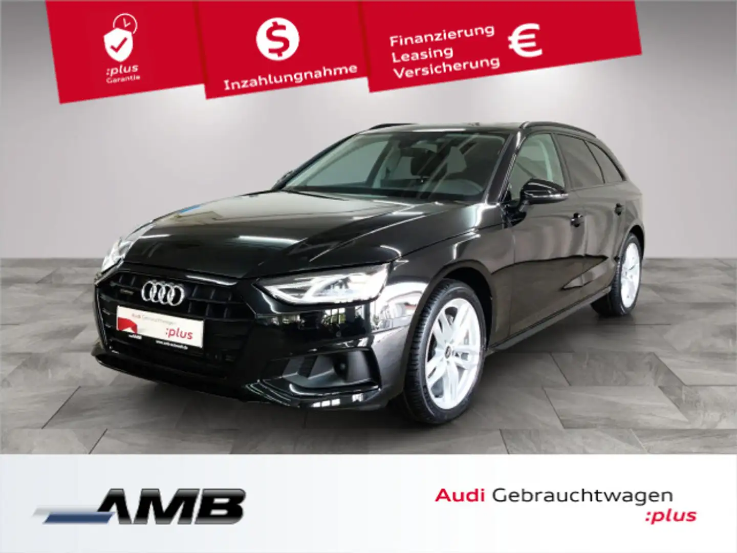 Audi A4 Advanced 40 TFSI qu. AHK/Pano/04.29Gara Schwarz - 1