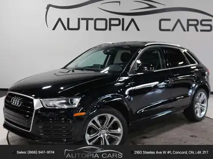 Black 2018 Audi Q3 SUV / Crossover Automatic