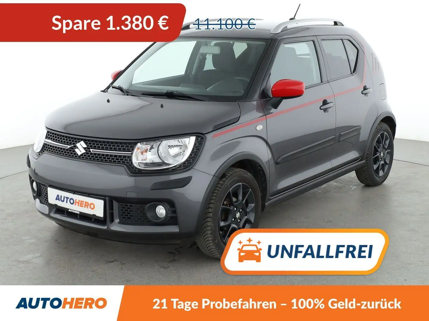 Suzuki Ignis 1.2 DualJet Basic*KLIMA*ALU*GARANTIE* Grijs - 1