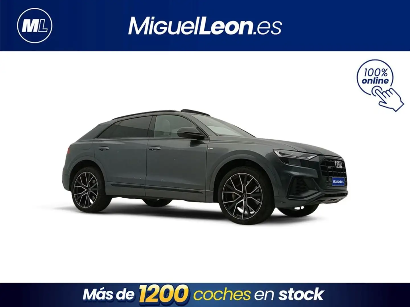 Audi Q8 55 TFSIe 280kW Black L quattro tiptronic Gris - 2