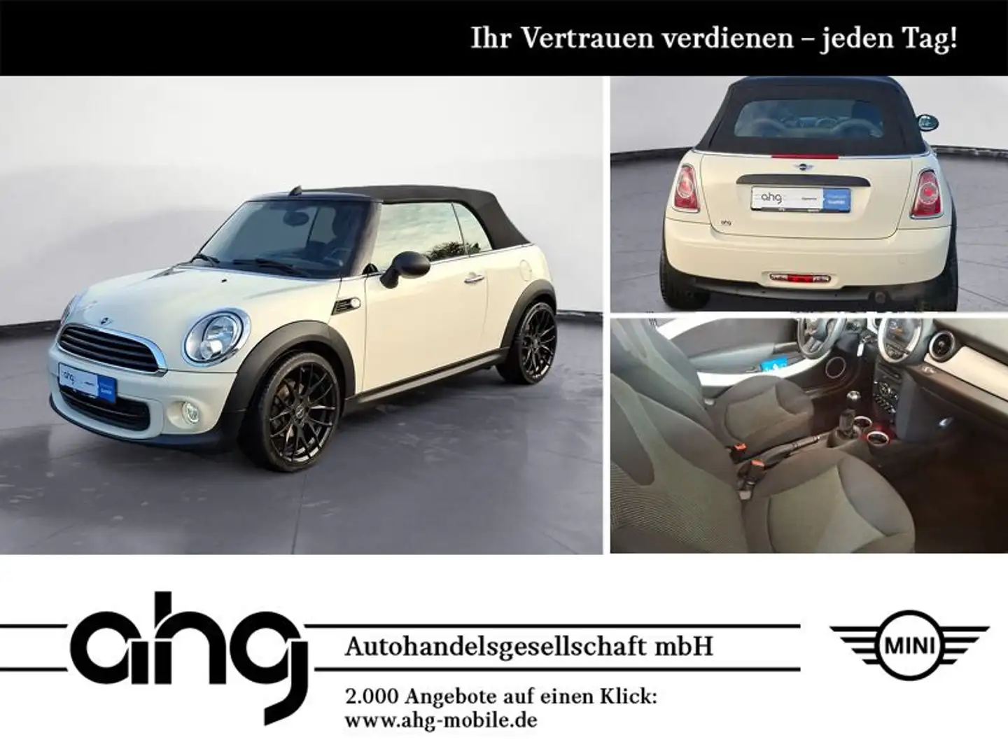 MINI One Cabrio MINI One Cabrio Klima PDC Sitzhzg. Vorn Weiß - 1