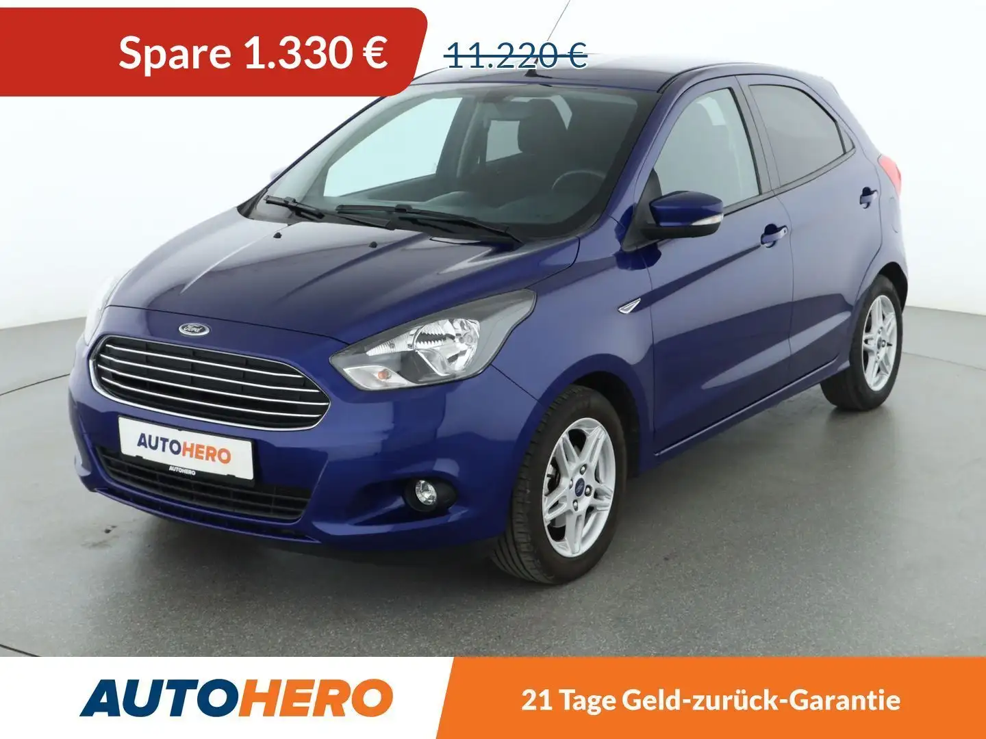 Ford Ka/Ka+ 1.2 Ti-VCT Cool&Sound*TEMPO*PDC*KLIMA*GARANTIE* Blau - 1