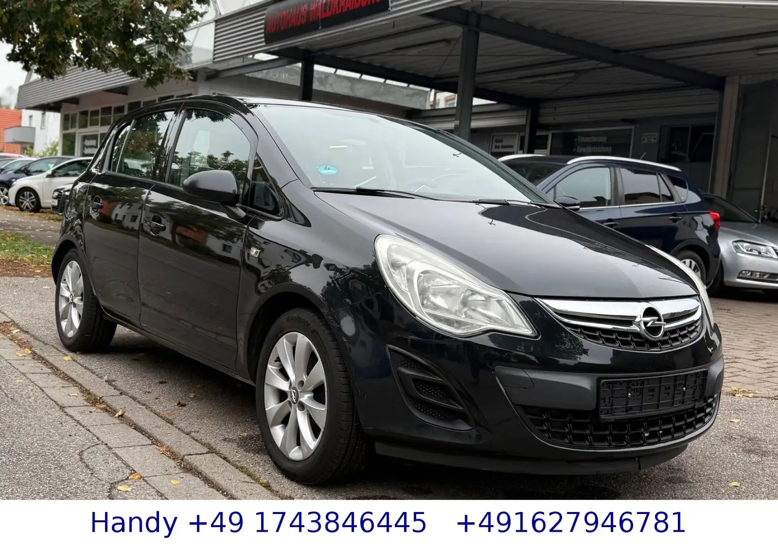 Opel Corsa D 1.2i Edition/TÜV AU & Service NEU/KLIMA Schwarz - 1
