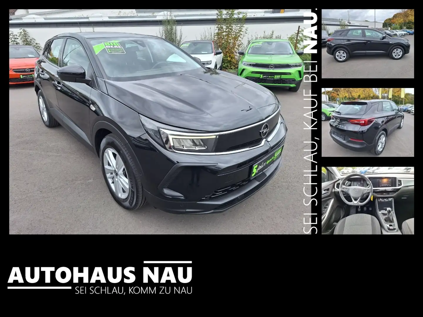 Opel Grandland inkl. Big Deal Zwart - 1