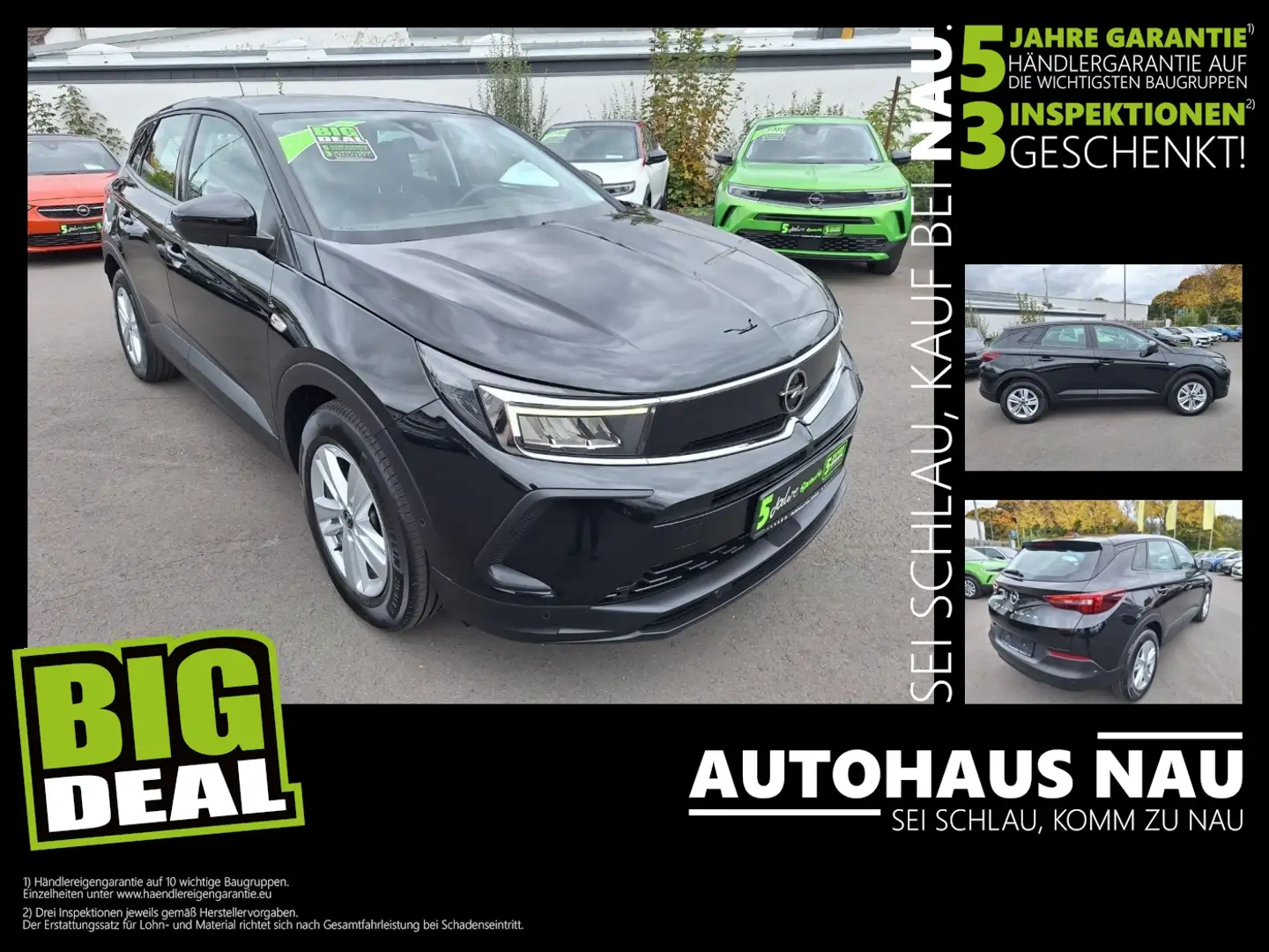Opel Grandland inkl. Big Deal Zwart - 1
